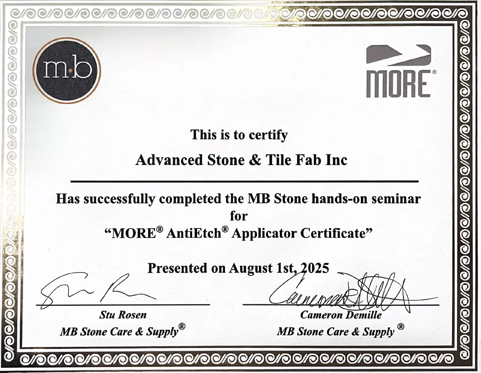 AntiEtch Cert AntiEtch Cert